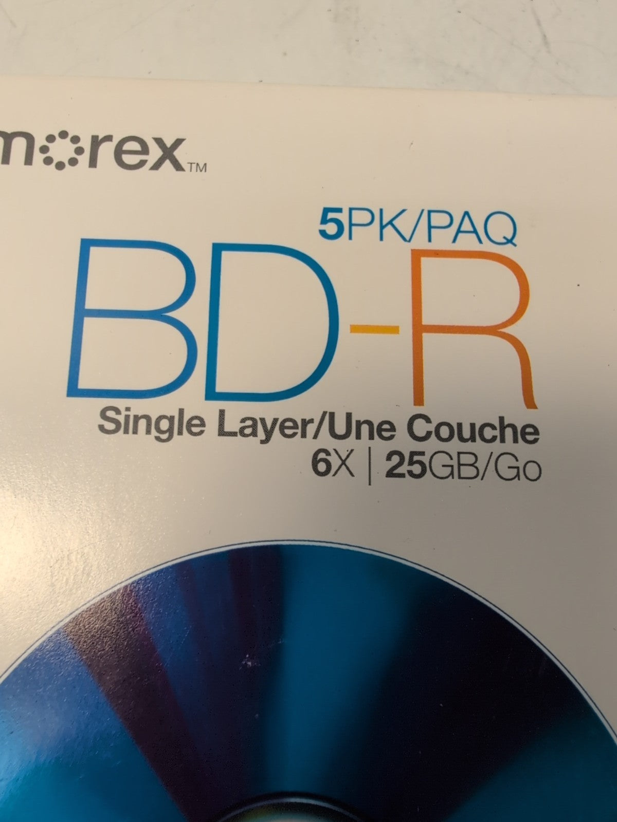 🔥 NEW Memorex Blu-Ray BD-R 6x 25GB Single Layer Disks 5 pack -