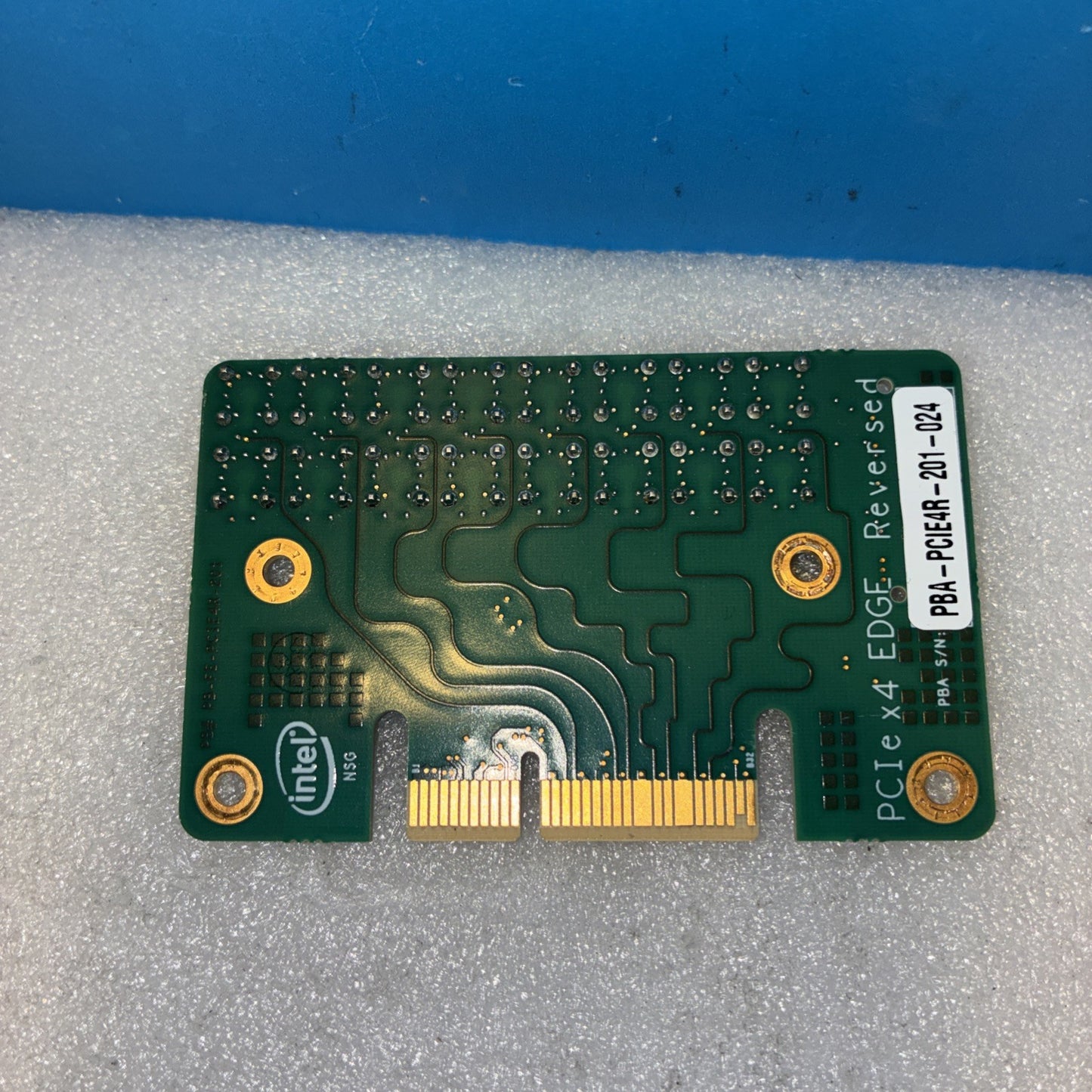 🔥 Intel NSG PBA-PCIE4R-201-024 PCIe x4 Edge Reversed Test Breakout Debug Board