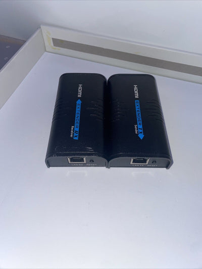 HDMI EXTENDER (TX SENDER AND RX RECEIVER)- with power adapters