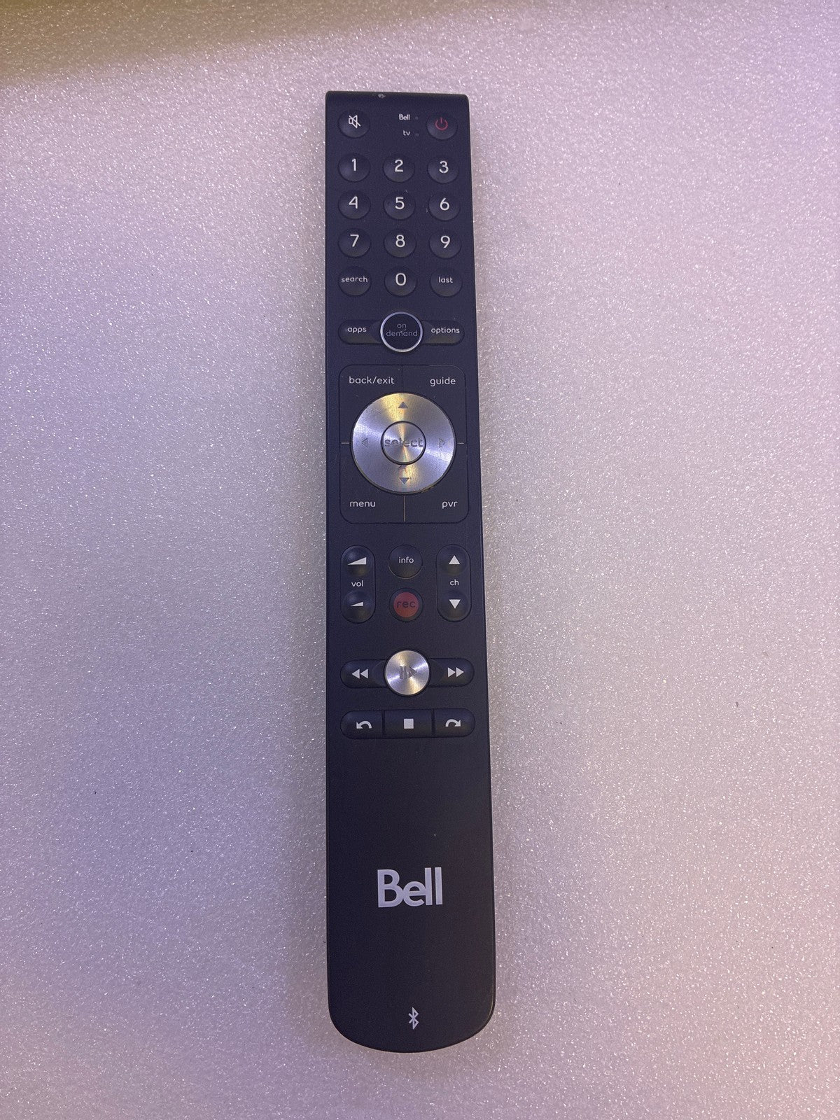 🔥 Bell TV Bluetooth Remote Control - Black, Full Featured with PVR and Apps