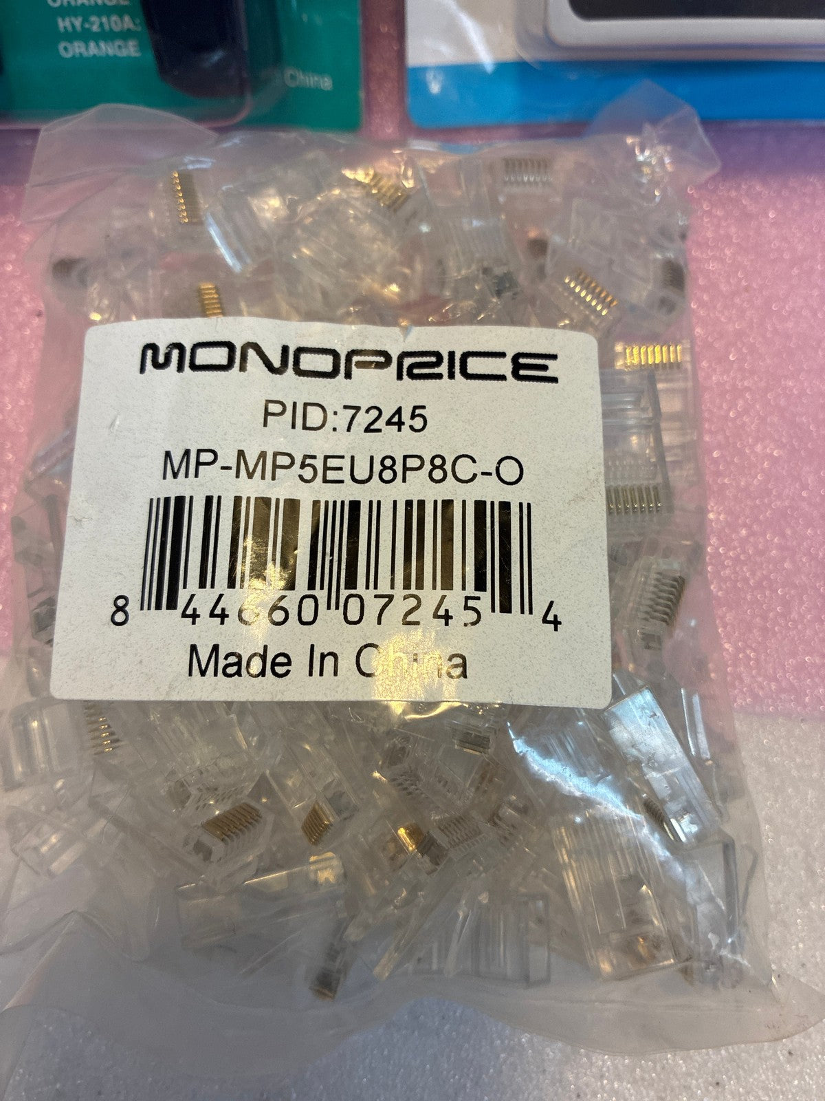🔥 Monoprice RJ-45 Network Kit: HY-210N Crimping Tool, ST-45 Tester, MP-MP5EU8P8