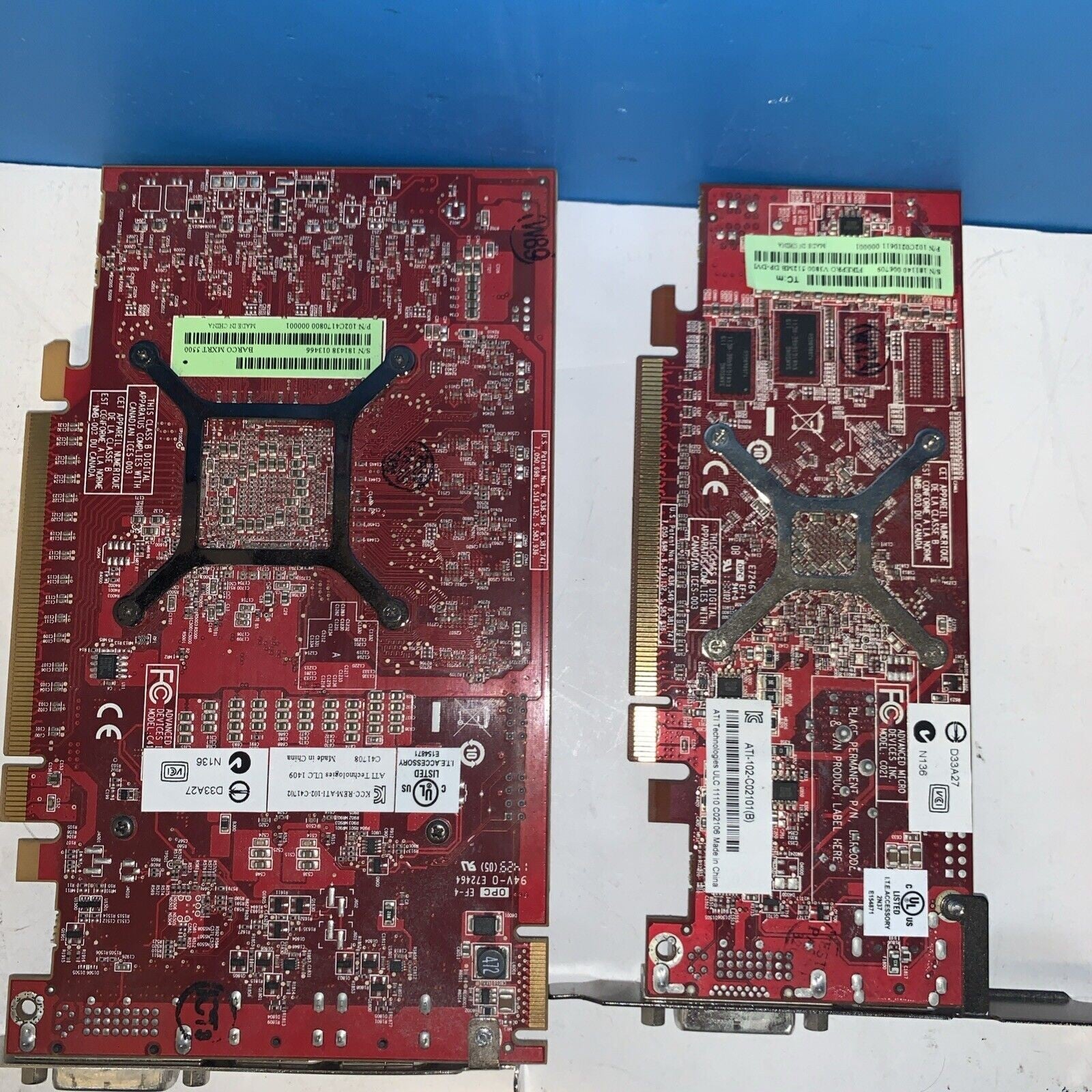 (2x)  Barco ATI FireGL  DVI Full Video Card