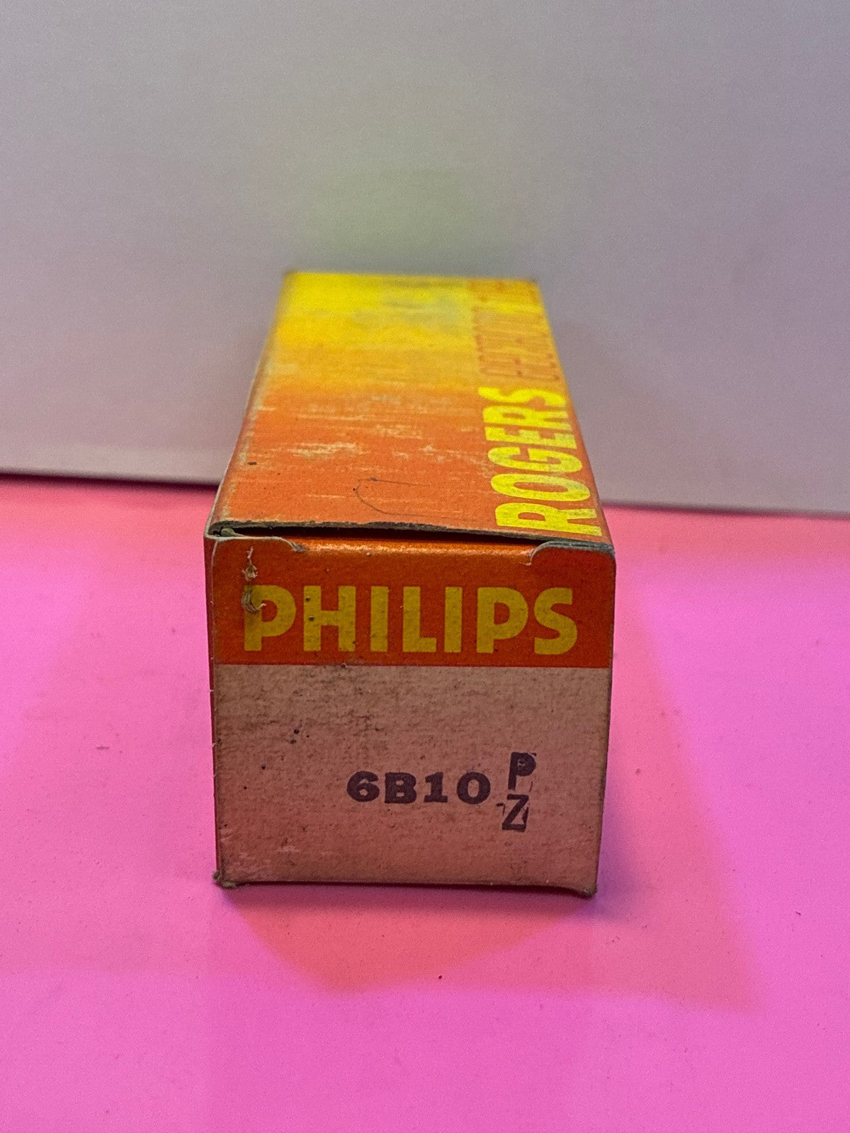 🔥 Philips Rogers 6B10 PZ Vacuum Tube NOS in Original Box Vintage Audio