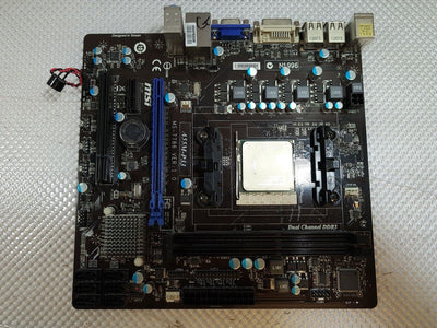 - MSI Microstar A55M-P33 MS-7786 Socket FM1 Motherboard with AMD A4-3400 CPU @@@