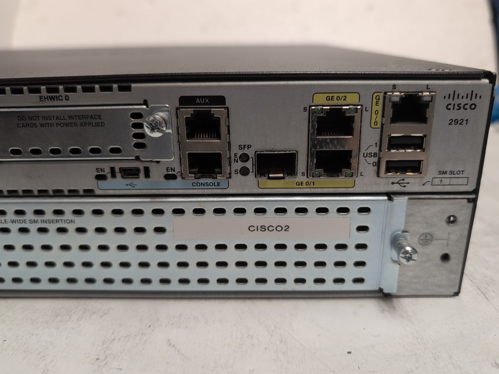 🔥 Cisco 2900 Series Integrated Router Cisco 2921/K9 With NM-AIR-WLC6 -
