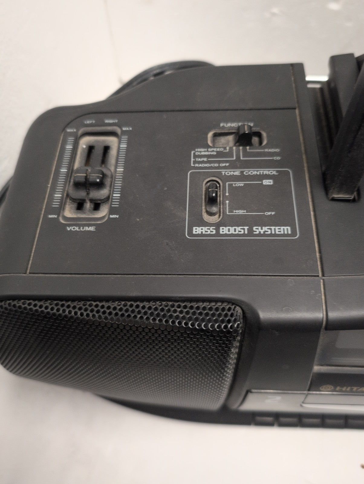 🔥 HITACHI BASS BOOST SYSTEM CX-W300 RADIO-CD- 2 CASSETTE PLAYERS (READ) -