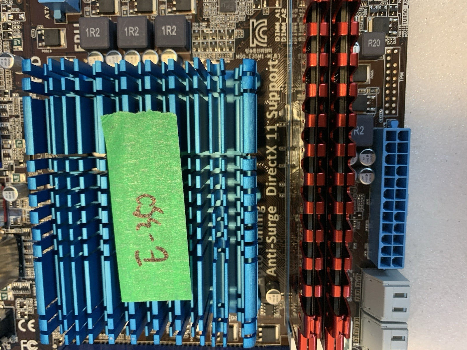 ASUS M5A78L-M PRO + AMD E-350 CPU +2x 4GB RAM
