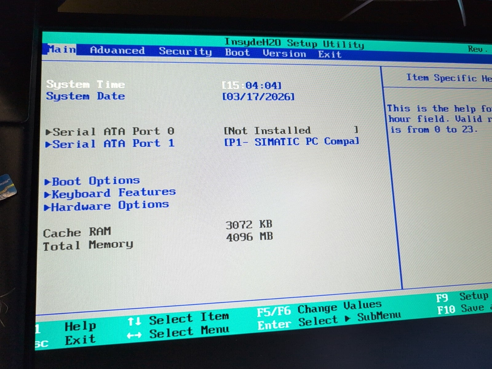 🔥 SIEMENS SIMATIC MICROBOX PC IPC427C 6ES7647-7BE40 W/8GB CF CARD C2D CPU/4GB -