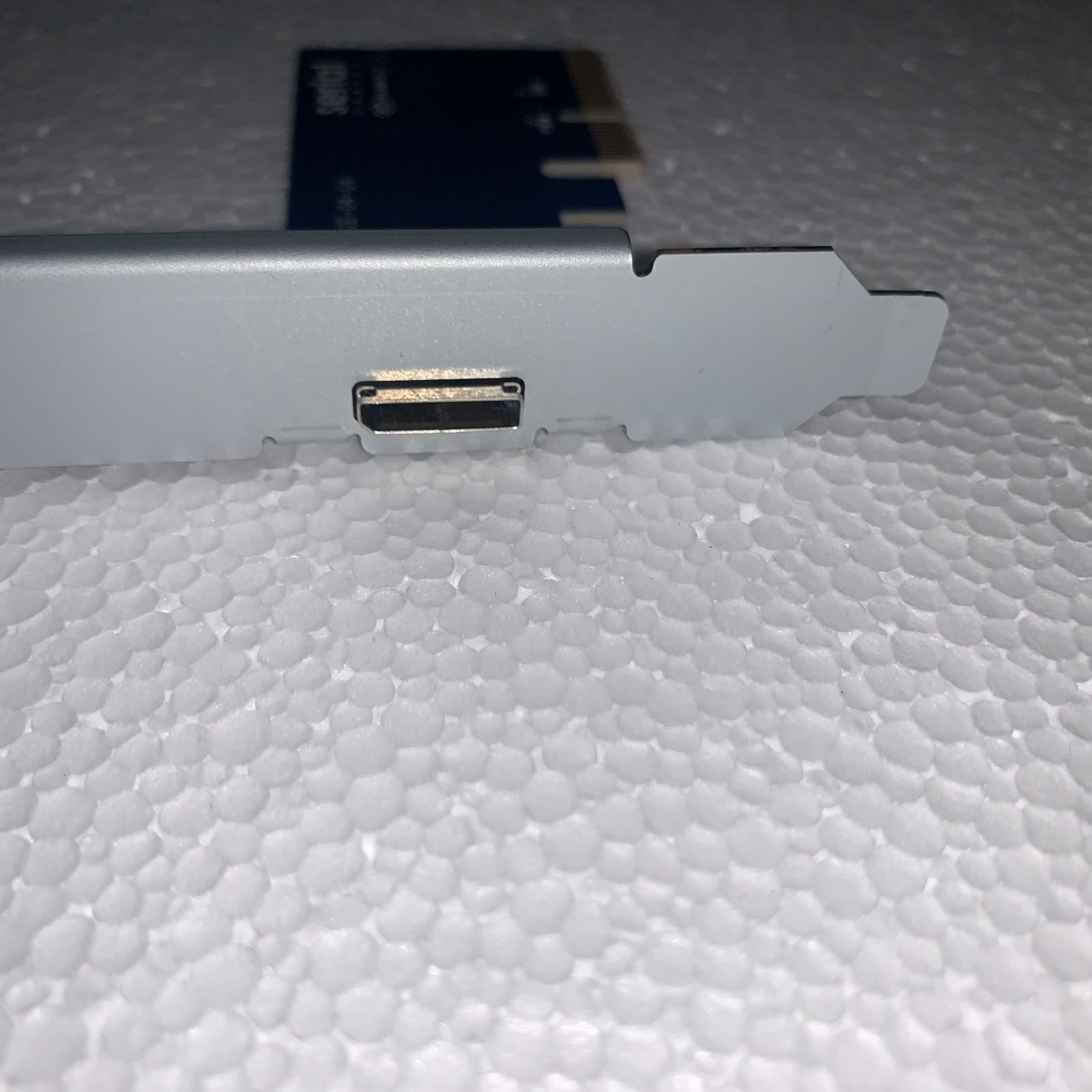 PCIe Gen4 x4 Slot to Oculink Passive Adapter + cable