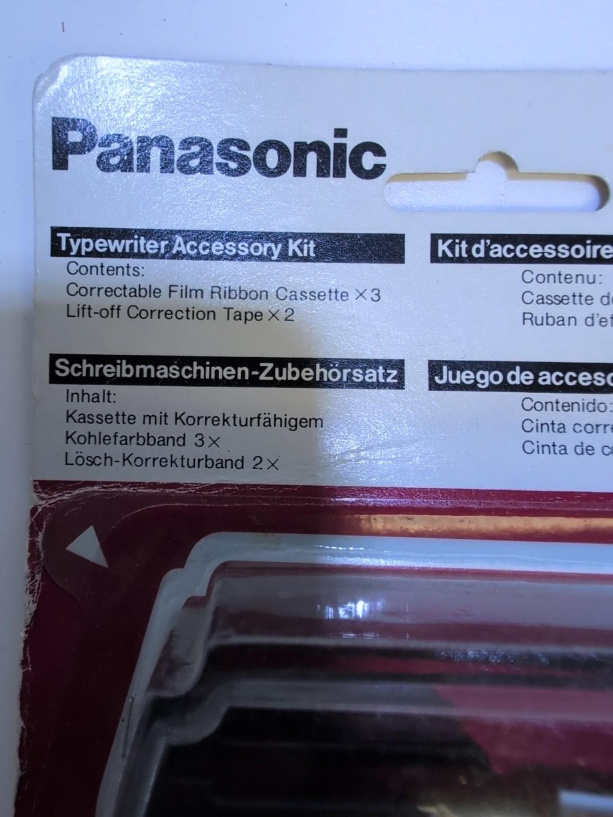 4x Boxes New  Panasonic KX-R51 Typewriter Kit- Film Ribbon/Lift-Off Tape -