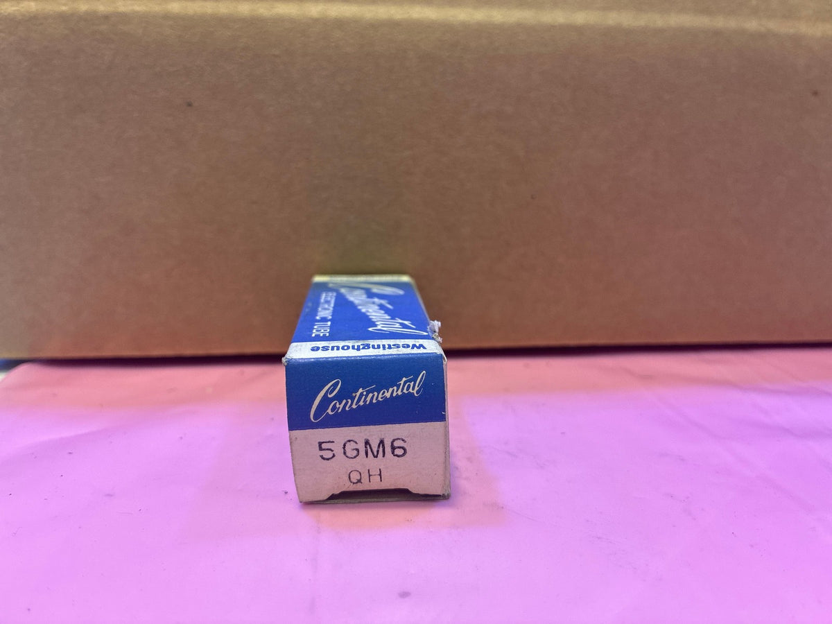 🔥 Westinghouse Continental 5GM6 Vacuum Tube Original Box Vintage Radio