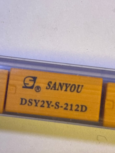 🔥 Sanyou DSY2Y-S-212D PCB Relay Tube of Approx. 10 Units New