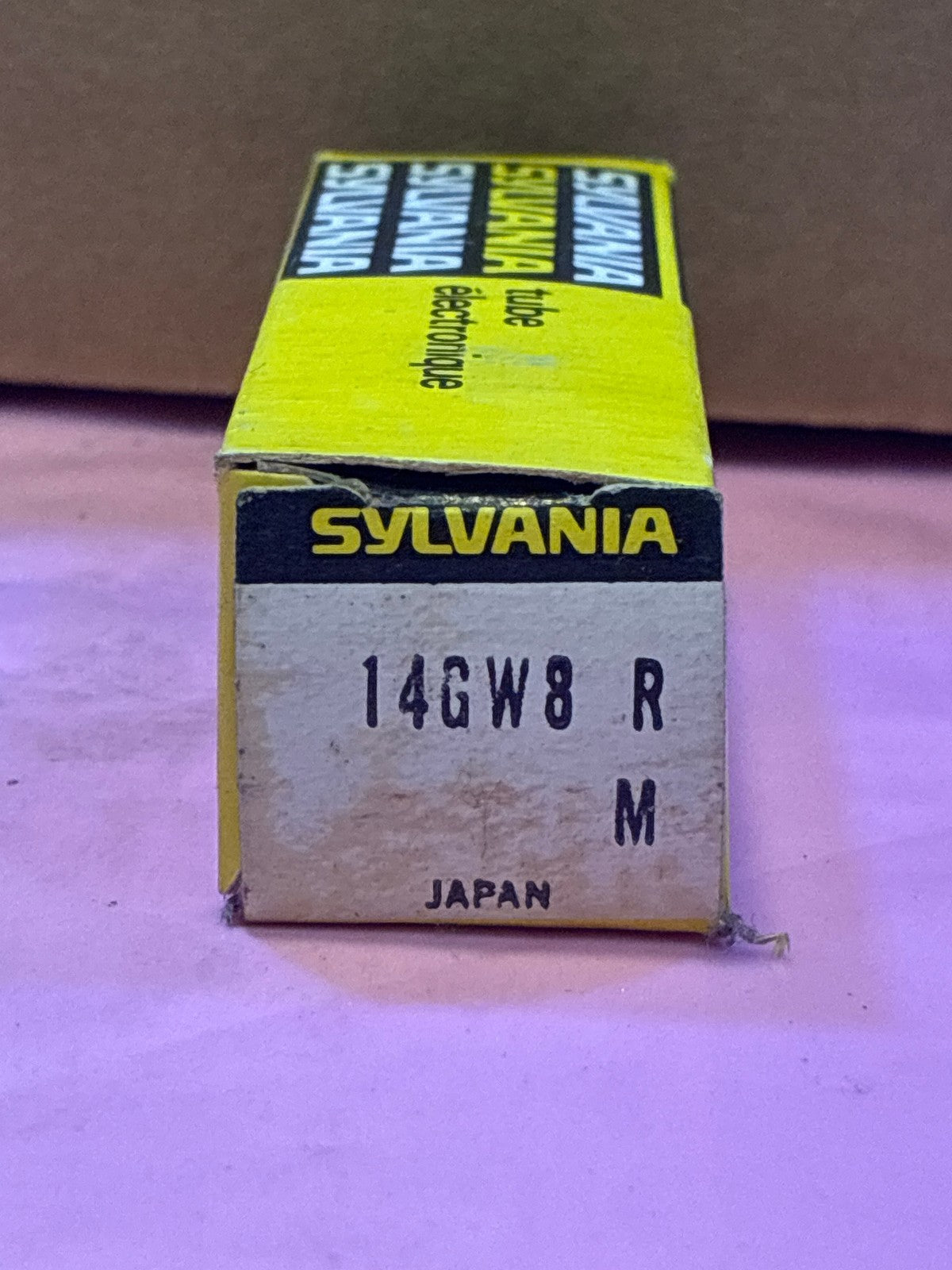 🔥 Sylvania 14GW8 Vacuum Tube in Original Yellow Box - Made in Japan