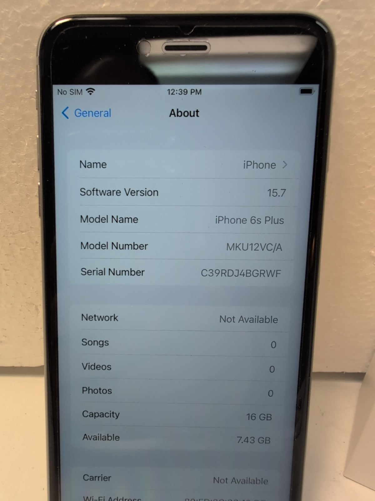 🔥 (NICE) UNLOCKED Apple iPhone 6S Plus A1687 16GB Smartphone Space Gray + BOX -