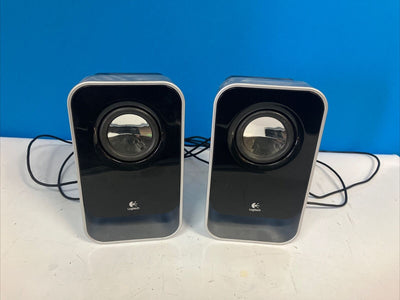 2x Logitech LS21 Model S-00040 Multimedia Computer Speakers Only *Tested/Work* ~