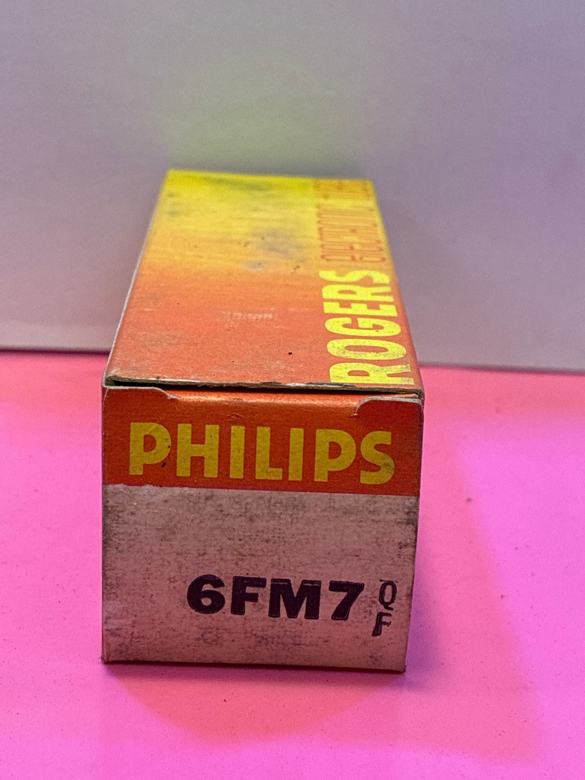 🔥 Philips Rogers 6FM7 Vacuum Tube QF Suffix in Original Box Vintage NOS