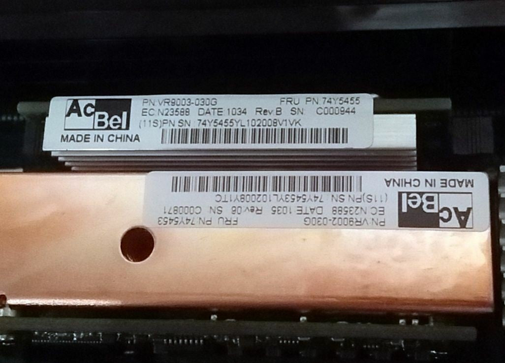 IBM 5604 74Y3424 8 Slot Memory Riser Card CCIN 51CC 74Y3278 74Y2754 46K7514 @@@