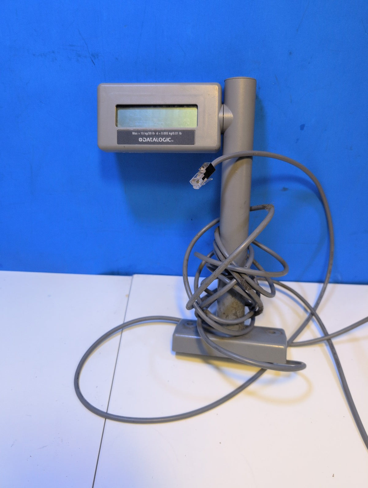 🎸 Datalogic 8300RD Pole-Mounted Remote LCD Weight Display 15kg 30lb NTEP