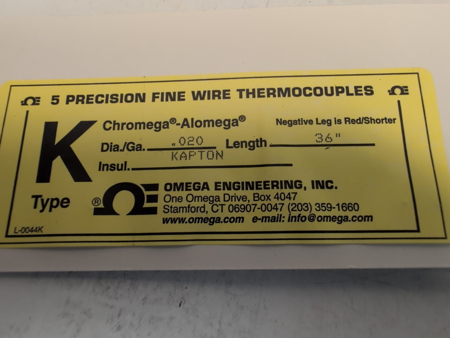 🔥 3X NEW Omega 5TC-KK-K-24-36 Precision Fine Wire Thermocouples -