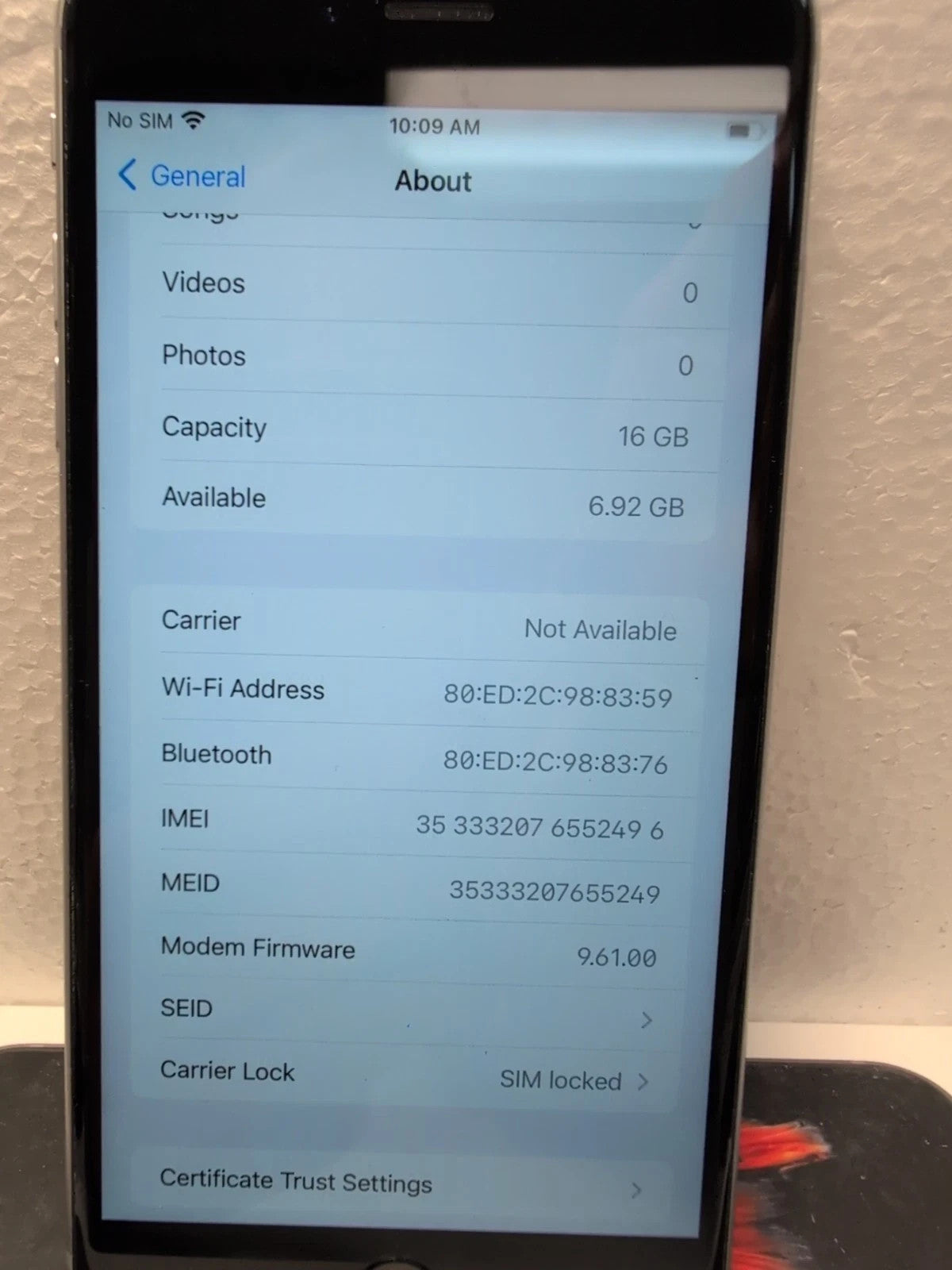 🔥 (Carrier: BELL) Apple iPhone 6S Plus A1687 16GB Space Gray  (Corner Cracked)