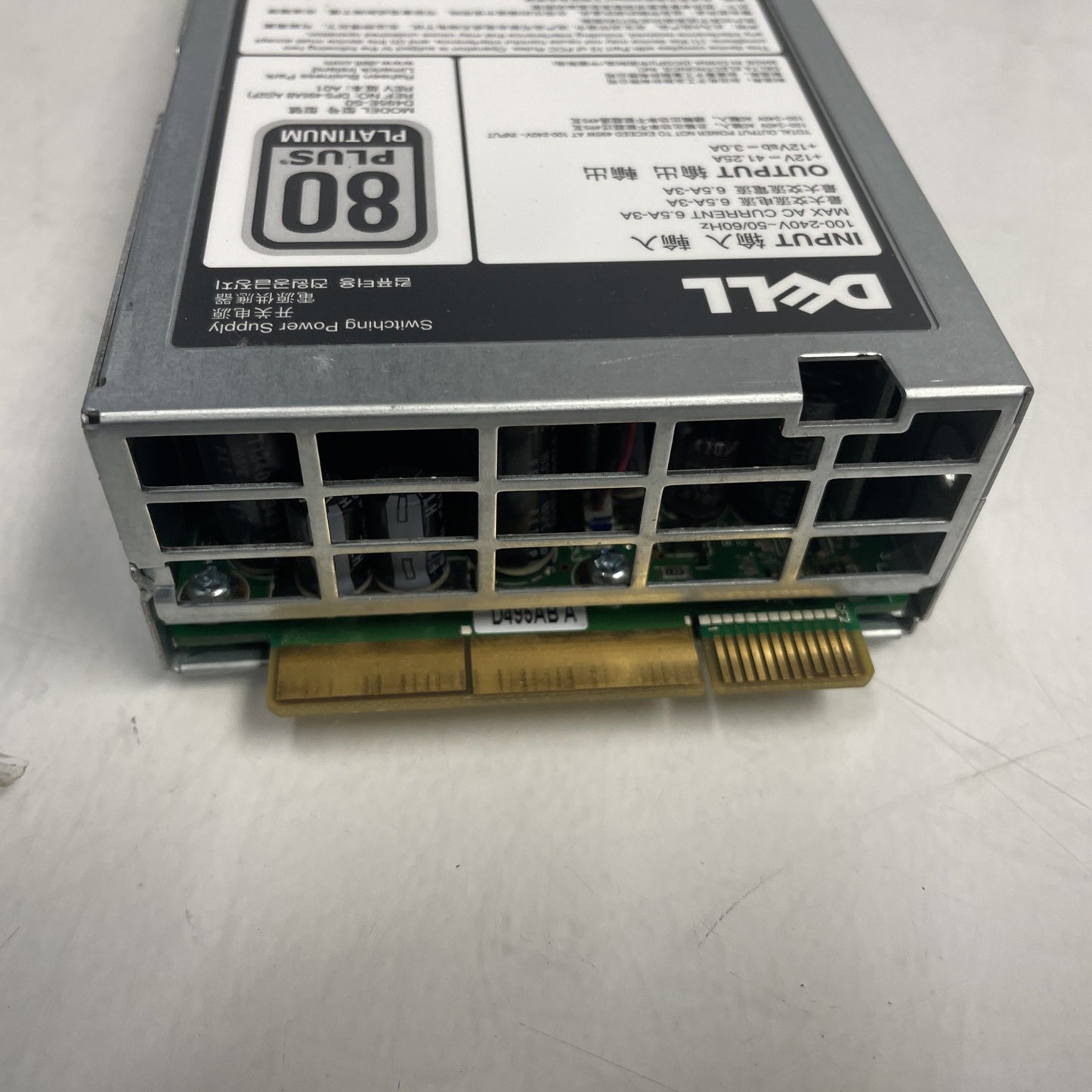 Dell   495W 80 Plus Platinum Power Supply 0N24MJ D495E-S0 +