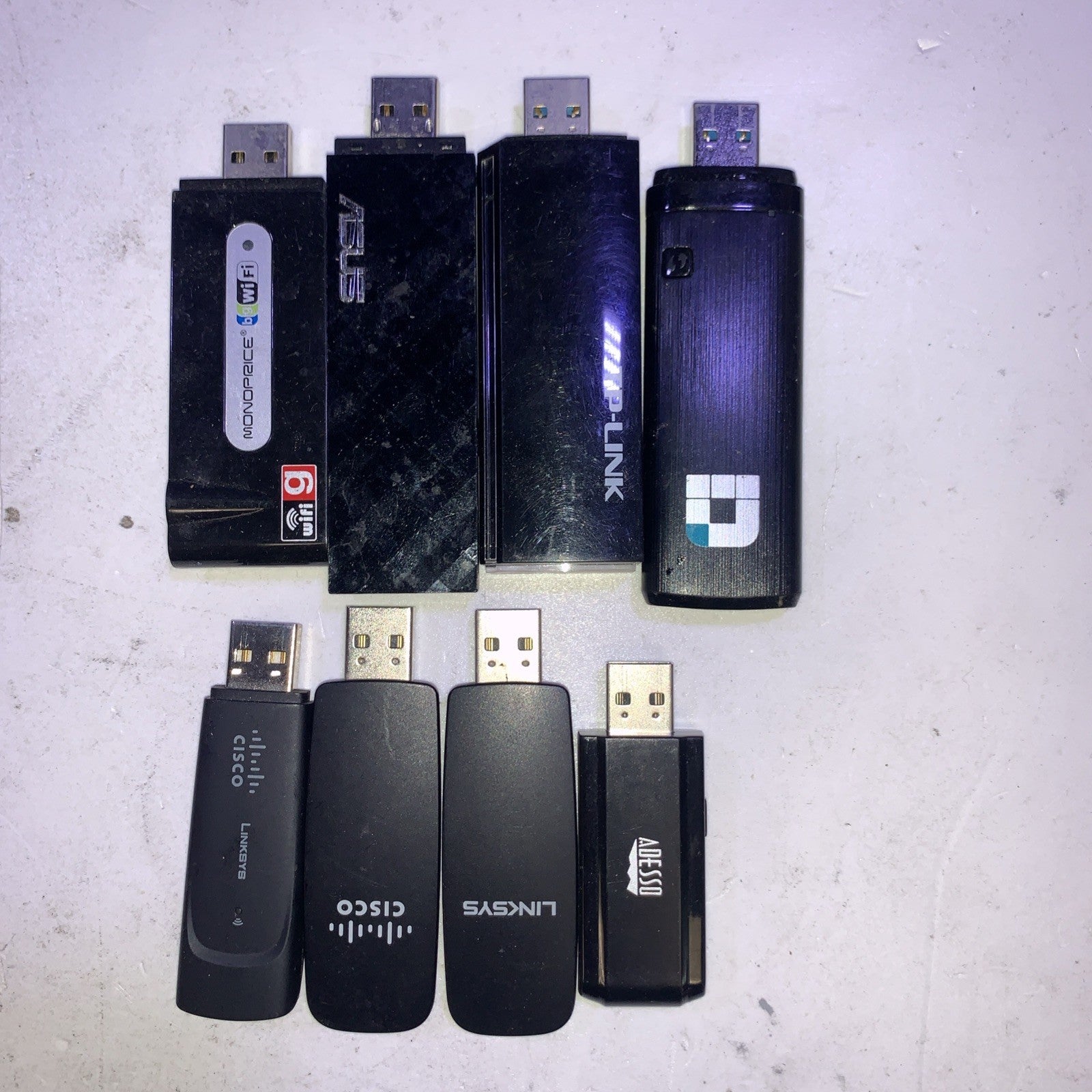 lot of8 USB wifi wireless card adapters