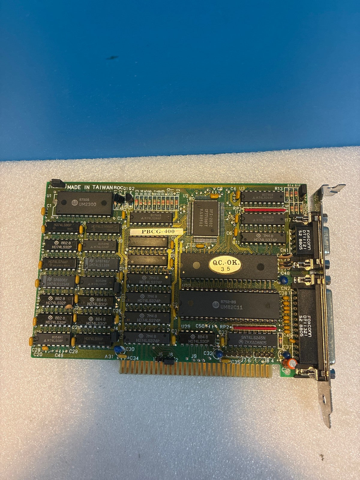 🔥 DFI PBCG-400 8-bit ISA Multi-I/O Card - Parallel Serial Game Ports Vintage