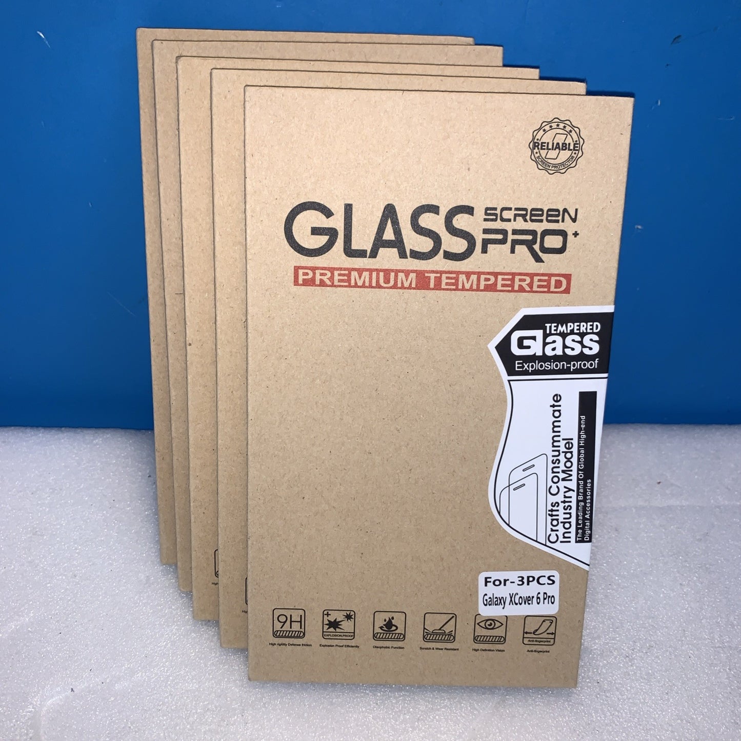 ( 1x)   3PCS Tempered Glass Screen Protector for Samsung Galaxy XCover 6 Pro