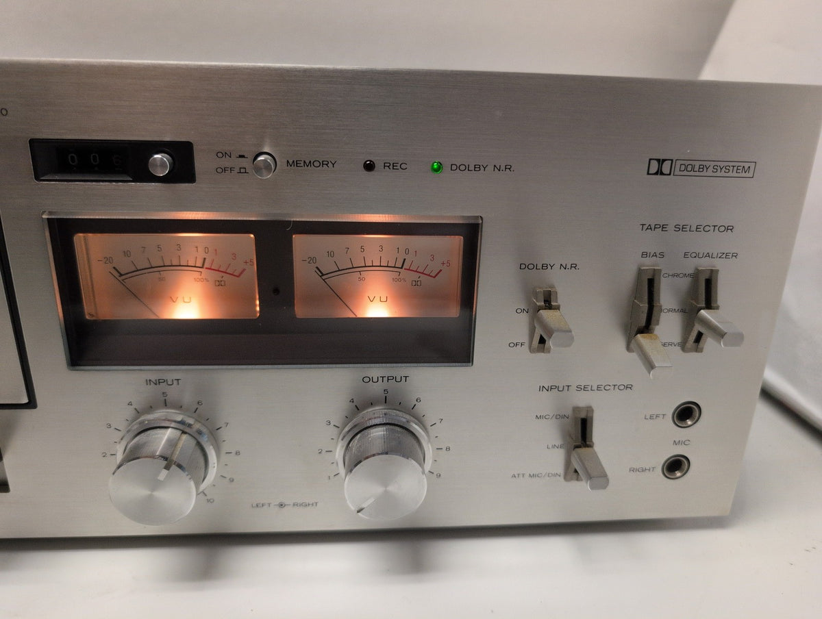 🎸 (AS IS) Kenwood KX-830 Stereo Cassette Deck Dolby NR System (No spinning)