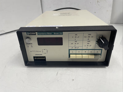 TEGAM MODEL 252 DIGITAL IMPEDANCE METER