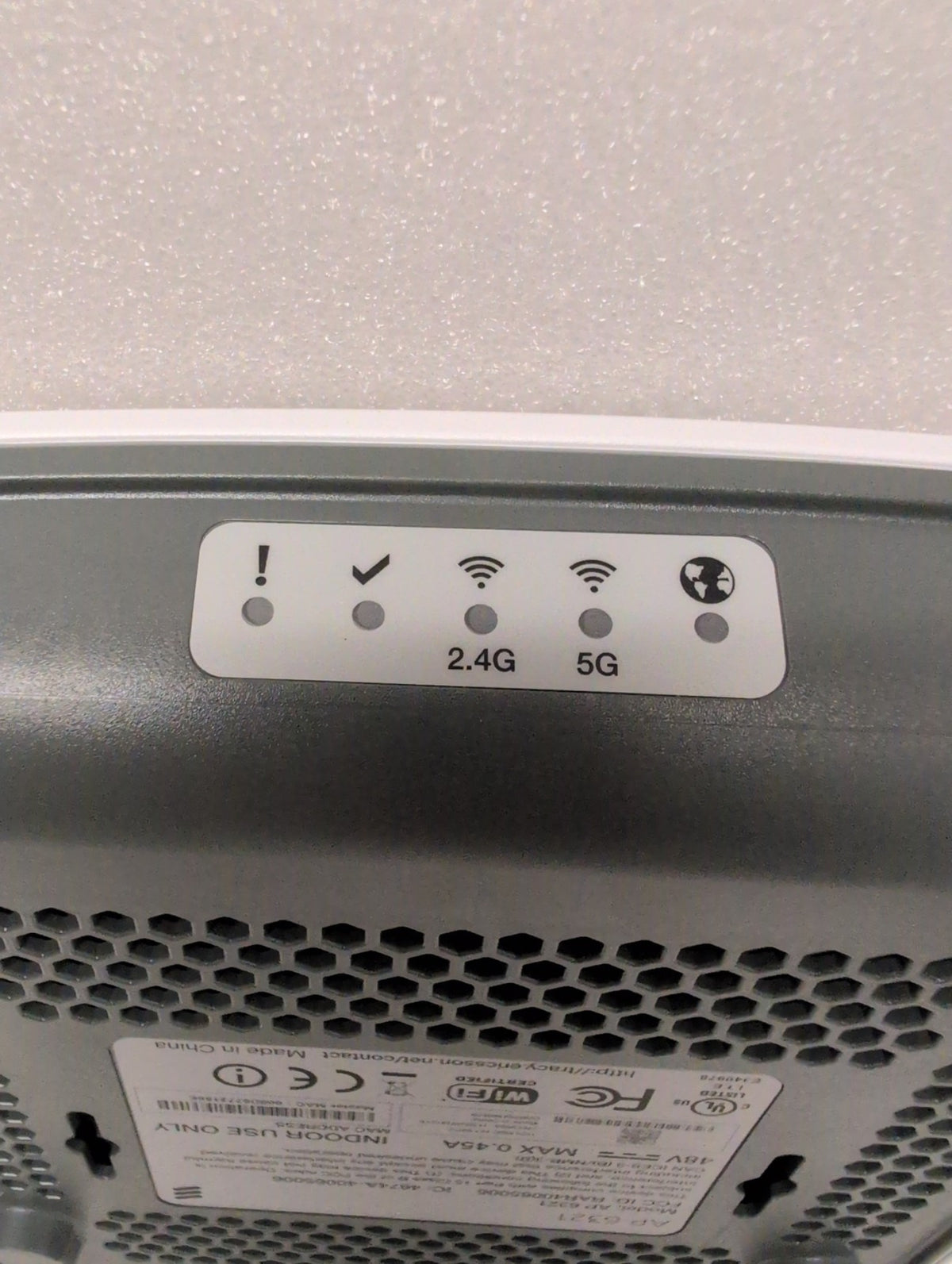 🎸 Ericsson AP 6321 Wireless Access Point 2.4G/5G WiFi Indoor (NO AC ADAPTER )