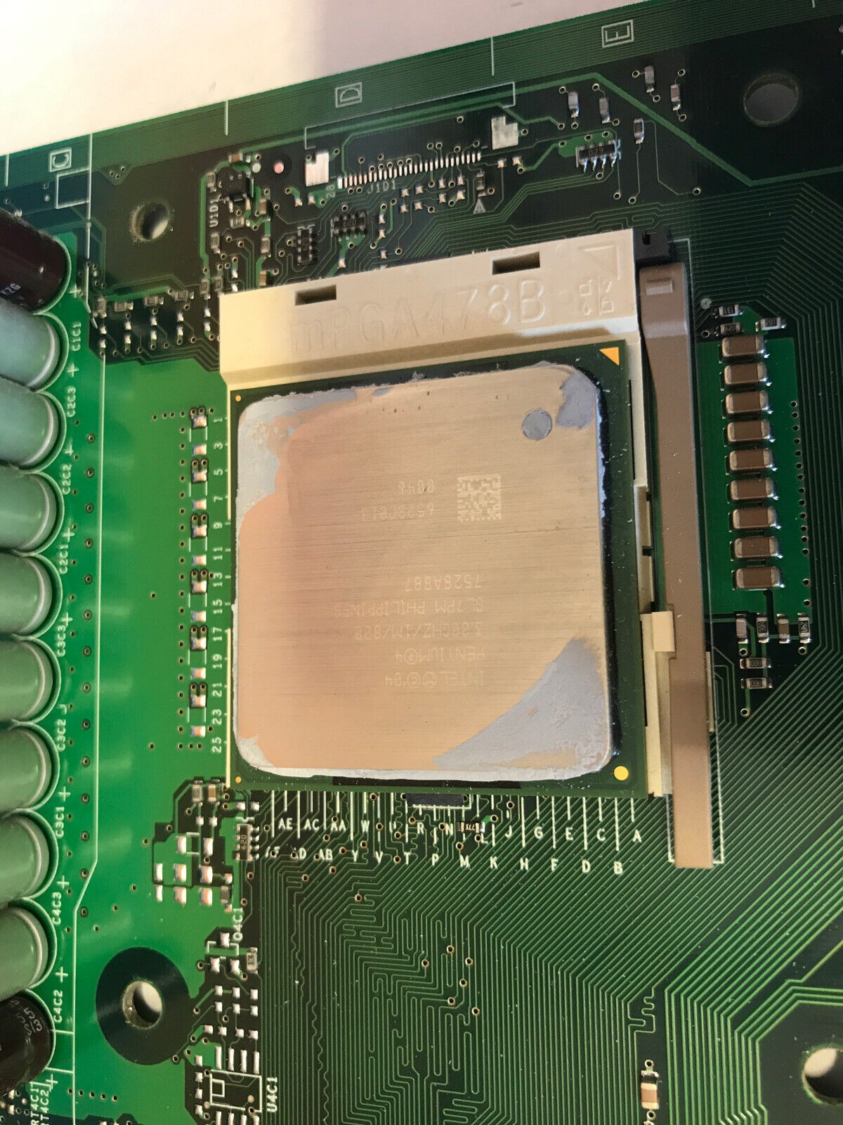 DELL Dimension 3000 TC667 PC Motherboard w/ P4 3GHz CPU & Backplate IO