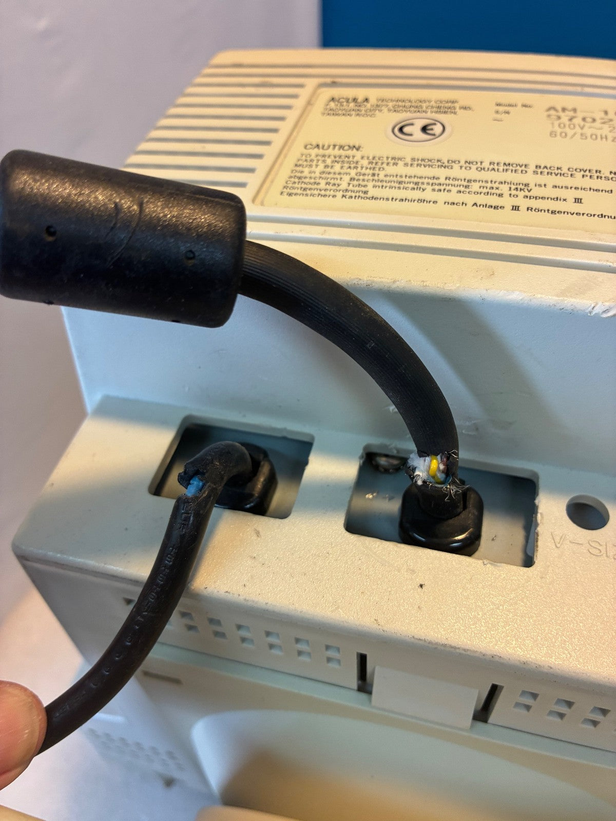 🔥 Acula AM-1038F Vintage CRT Computer Monitor 14in Beige Retro Display