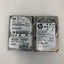 Lot of 2 HP 300GB 10K SAS 2.5"  server hard drives （1000 days remaining life）