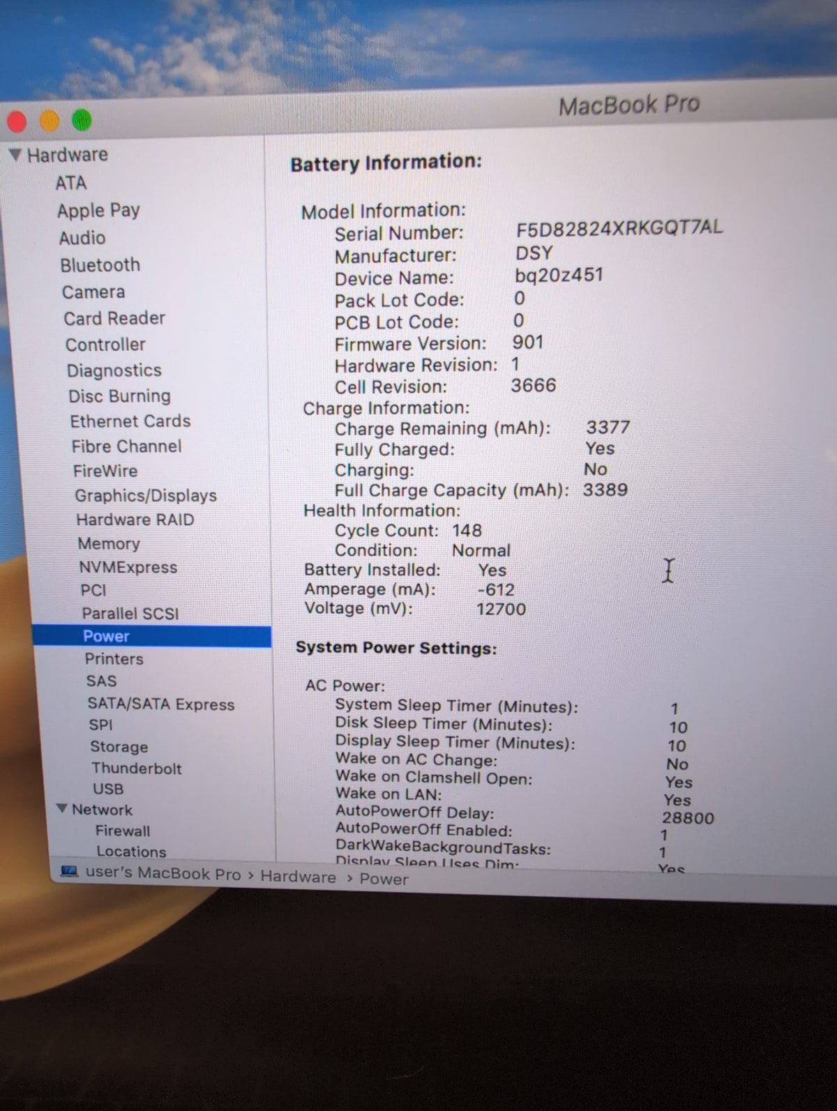 🎸 Apple MacBook Pro 13" 2017 A1708 2.3GHz i5 8GB RAM 256GB SSD (NO AC, READ)