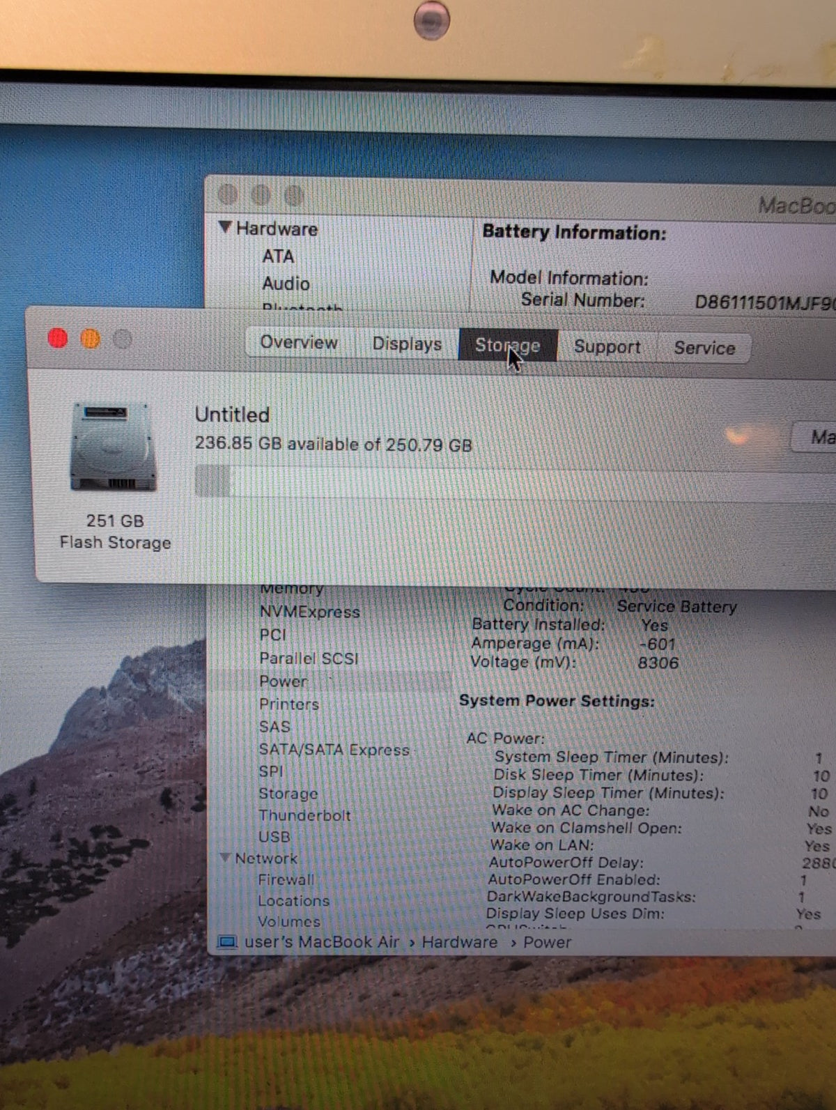 🎸 Apple MacBook Air 13-inch A1466 Mid 2013 Core i5 1.3GHz 4GB 256GB SSD (READ)
