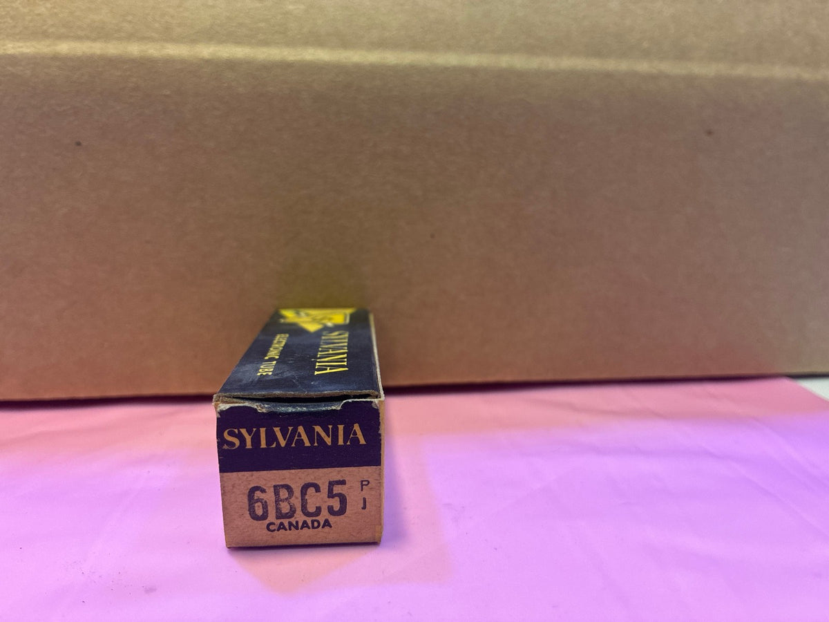 🔥 Sylvania 6BC5 Vacuum Tube in Original Box Canadian Manufacture NOS