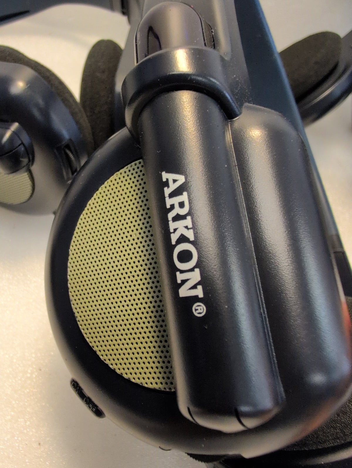 🎸 5x Arkon Wireless Over-Ear Headsets Black Navy (Foam Pads not good)