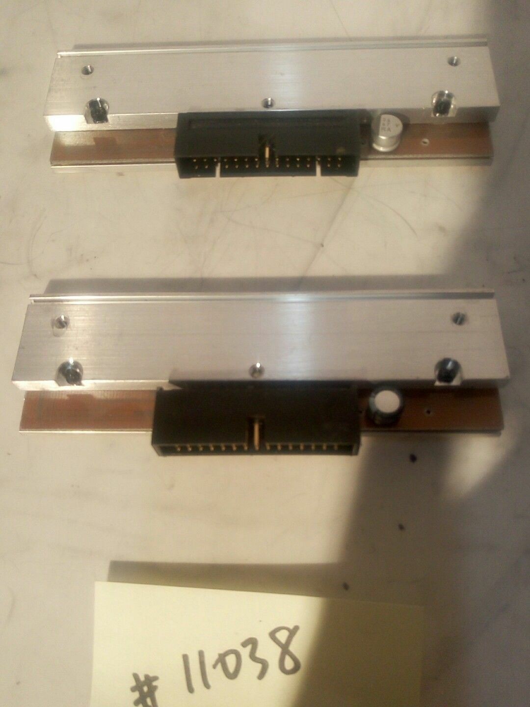 - Lot of 2 Zebra S600 label Printer Printhead KPA-104-8MTA1-ZB1/ZB3 (AS is)