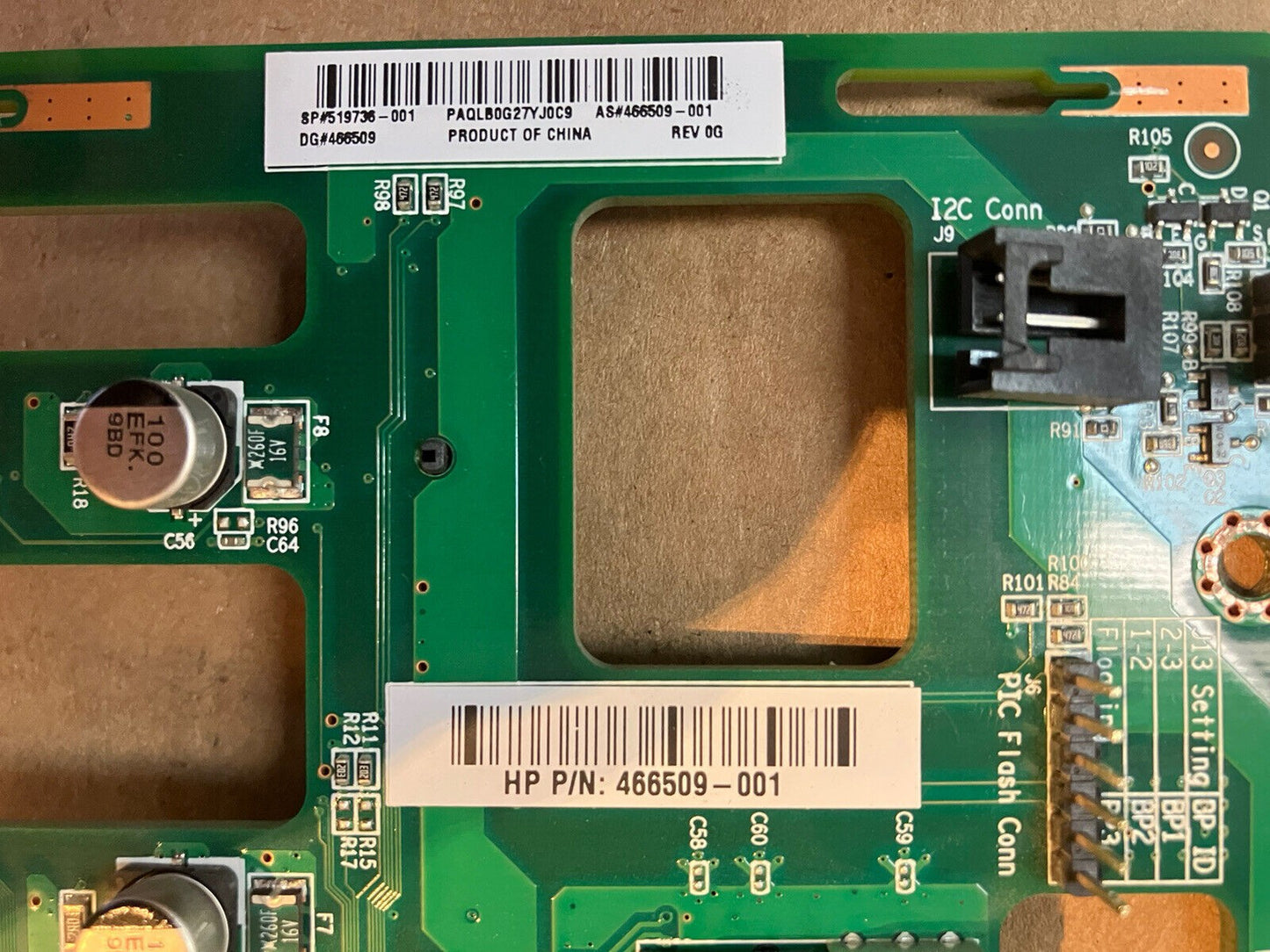 ~ HP 466509-001 SAS Backplane for ProLiant ML150 G6 / ML330 G6