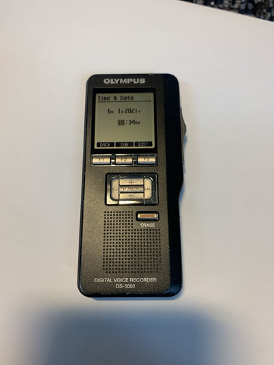 Olympus DS-5000 Digital Voice Recorder Handheld Color Black