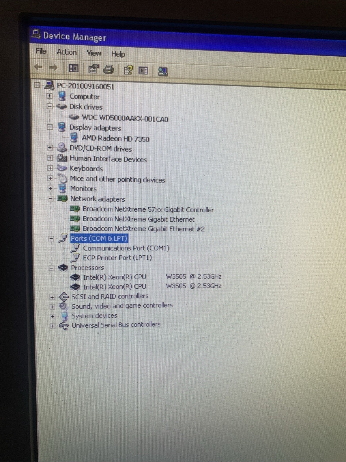 🔥 Dell Precision T3500 XEON W3505/3GB/500G/Win XP Pro SP3 (serial/parallel) GPU