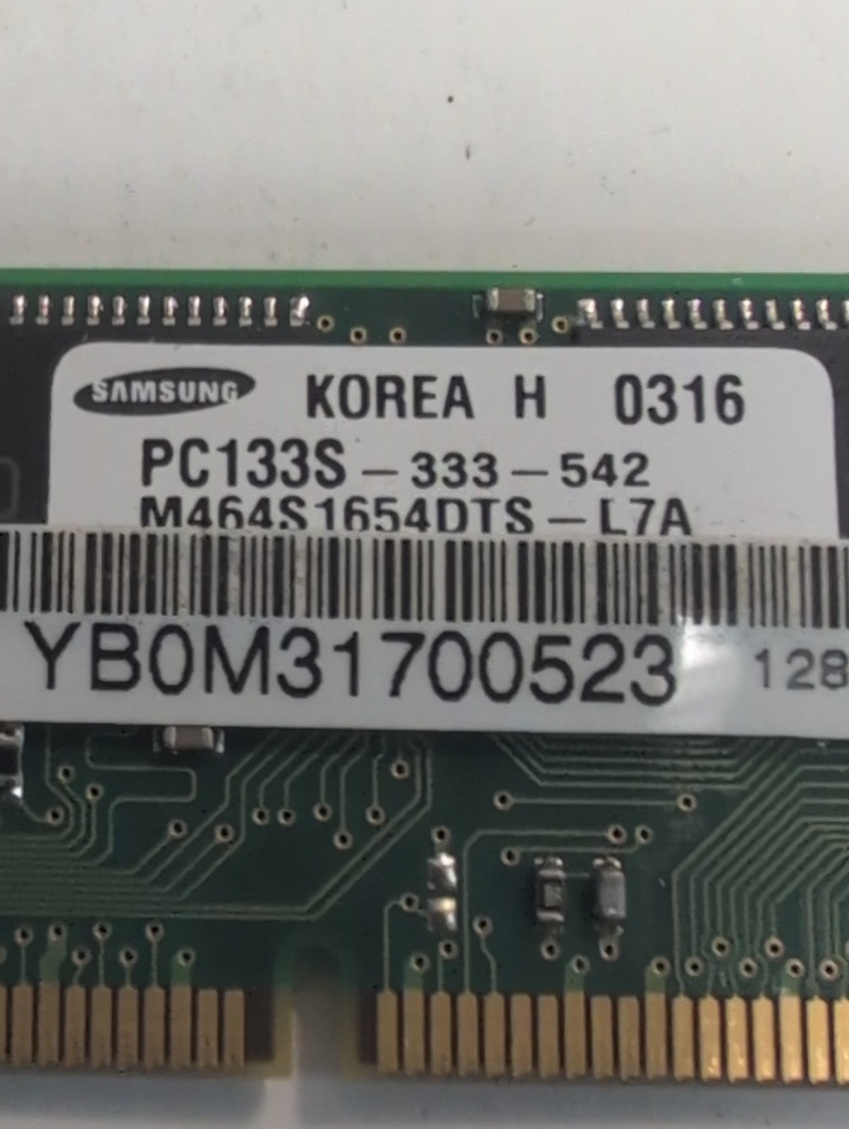 🔥   128MB Samsung Laptop Memory M464S1654DTS SDRAM PC133S For Apple iBook G3 -