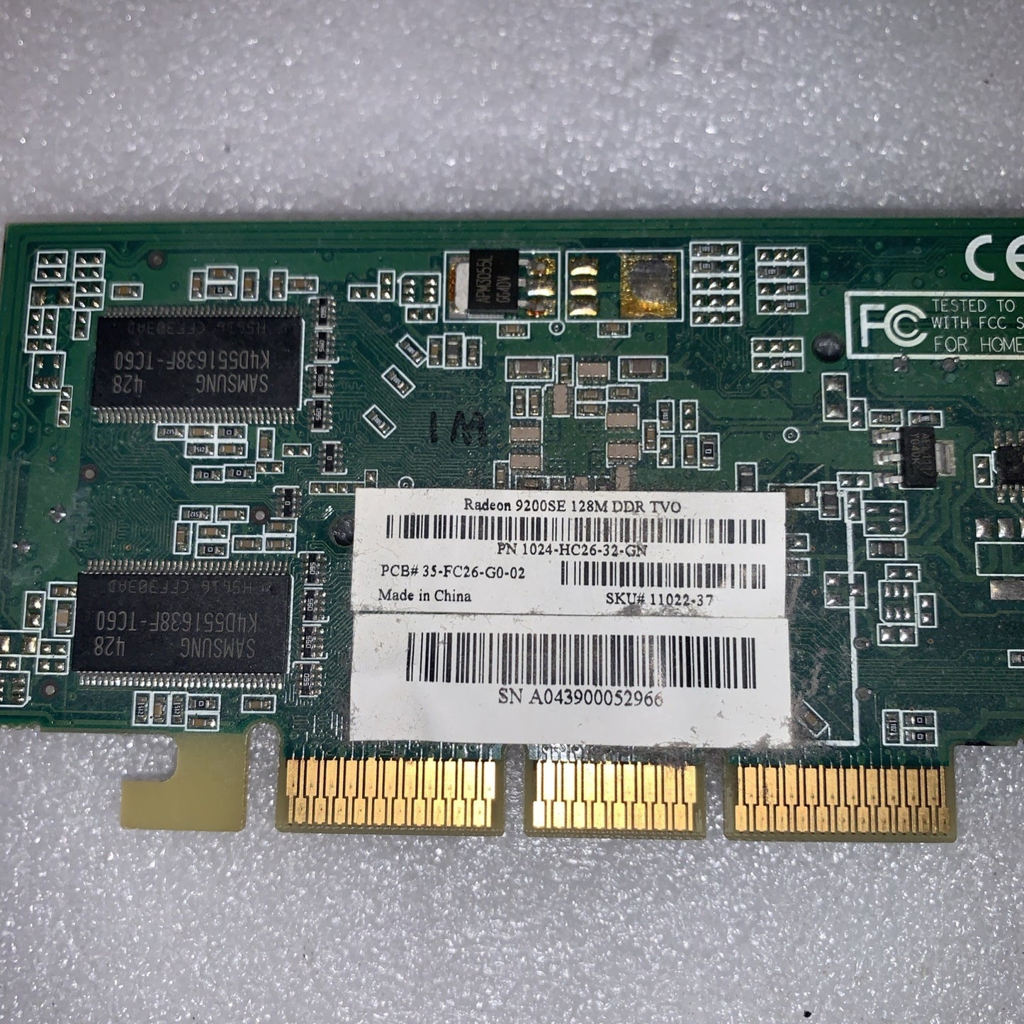 🔥 ATI Radeon 9200SE 128MB DDR TVO PCI Video graphics card