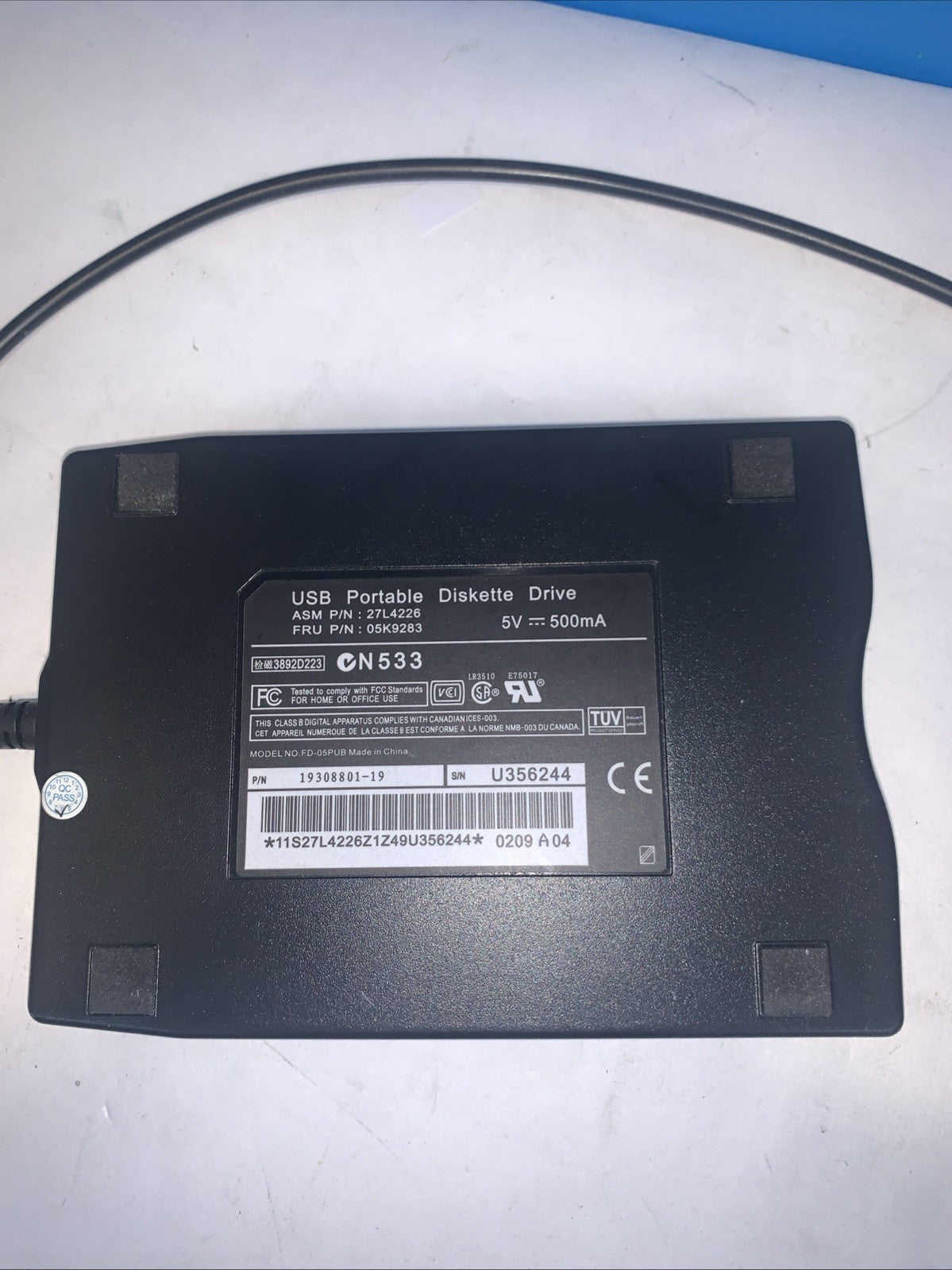 Targus USB external floppy disk drive