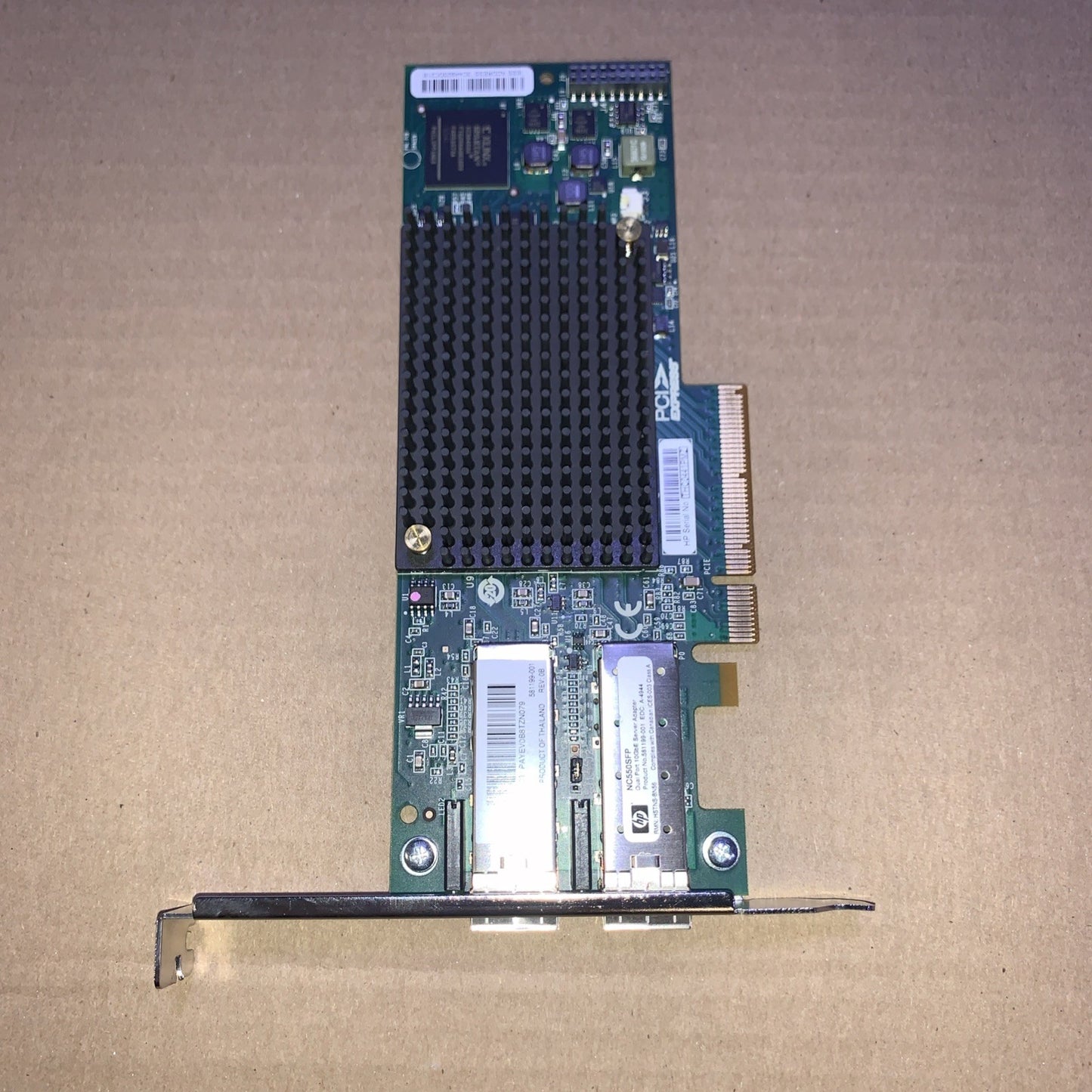 🔥 HP 10GB NC550SFP Dual Port Ethernet Adapter 581199-001 586444-001 581201-B21