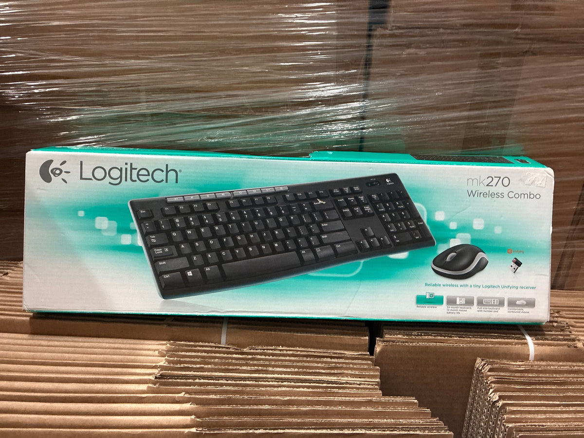 🔥 Logitech MK270 Wireless Keyboard and Mouse Combo - Black 820-006021