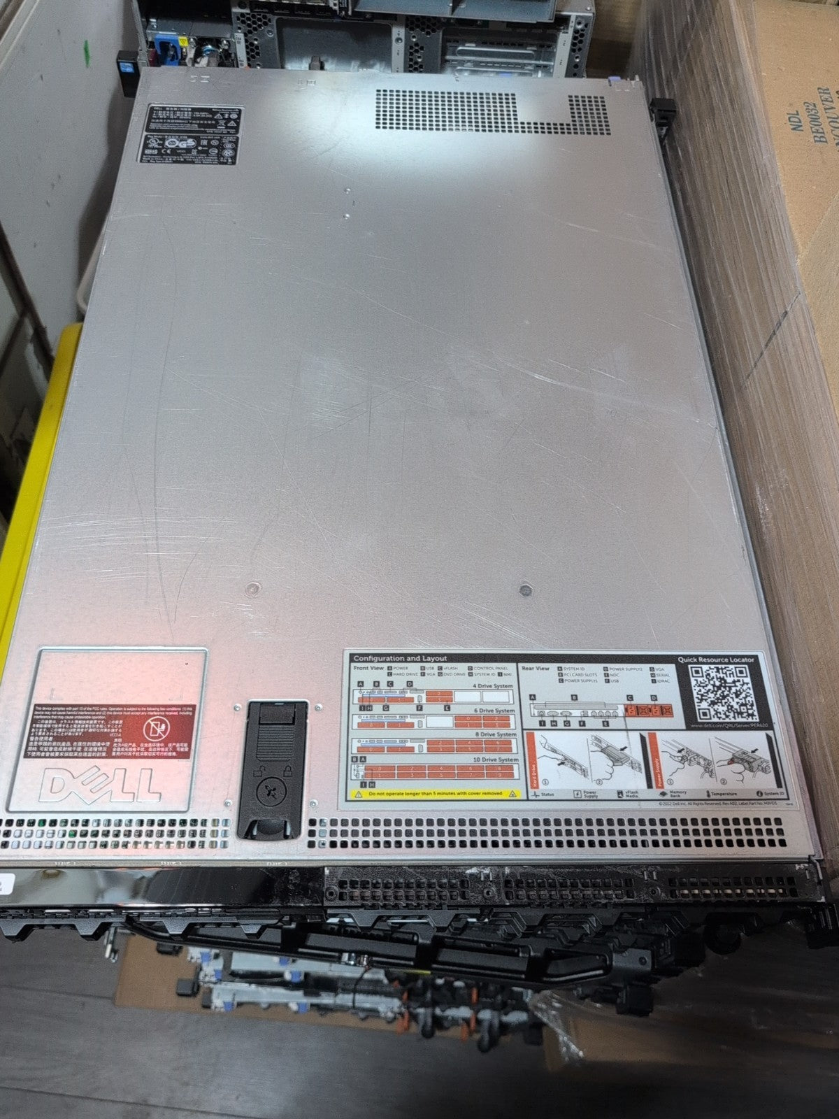 🔥 Dell PowerEdge R620 Server 2x Xeon E5-2620 V2 CPU/2x PSU (NO RAM/HDD/CADDY) -
