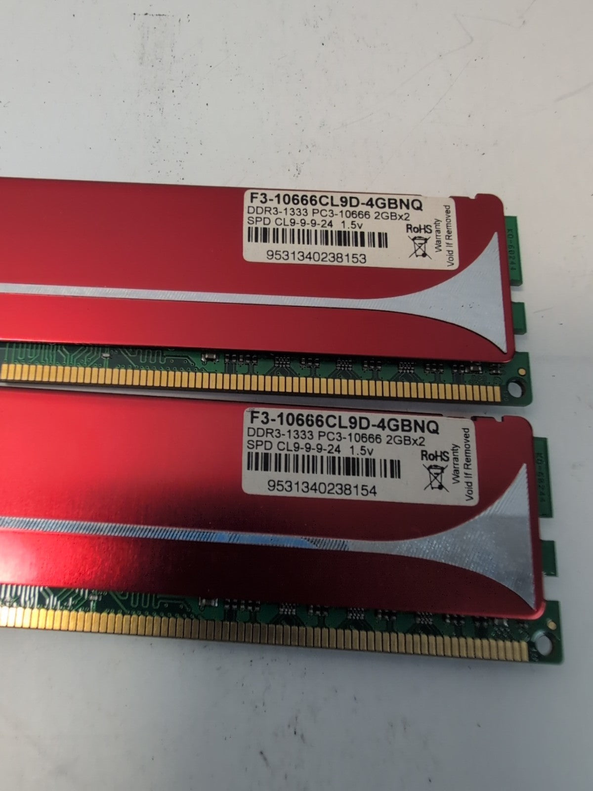 🔥 4GB (2x2GB) G. SKILL 1333MHz PC3-10666 DDR3 SDRAM Memory 10666CL9D-4GBNQ  -