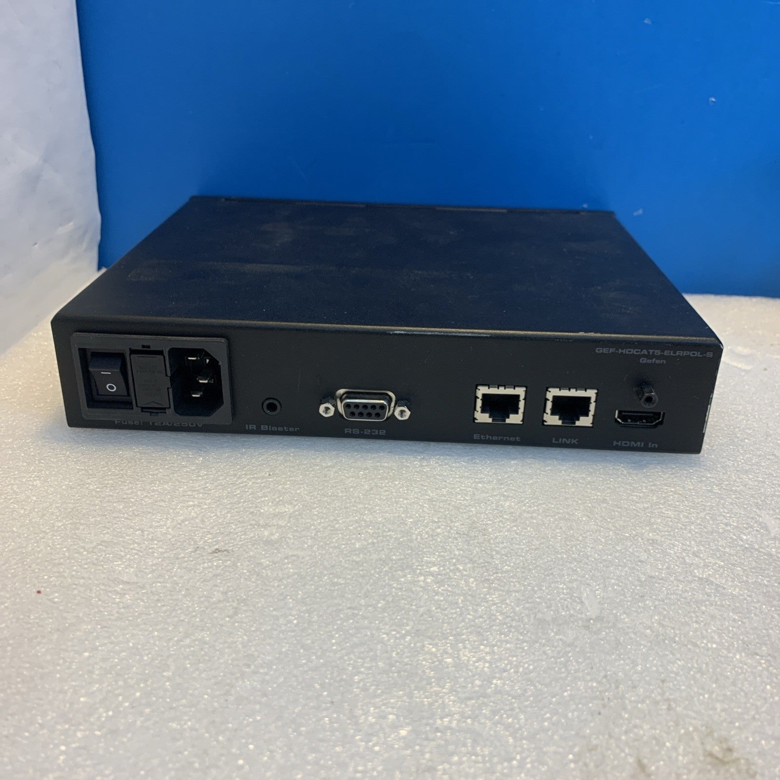 Gefen Pro HDMI Extender ELR-S RS232 IR Ethernet PoL Single Unit